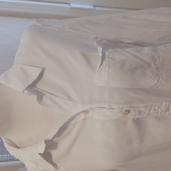 4/$80 White 3/4 Sleeve Blouse - Size Medium - Picture 2 of 7